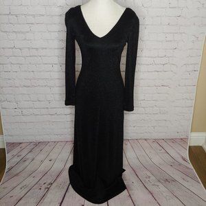 Chris McLaughlin Black Sparkle Formal Dress 4/6